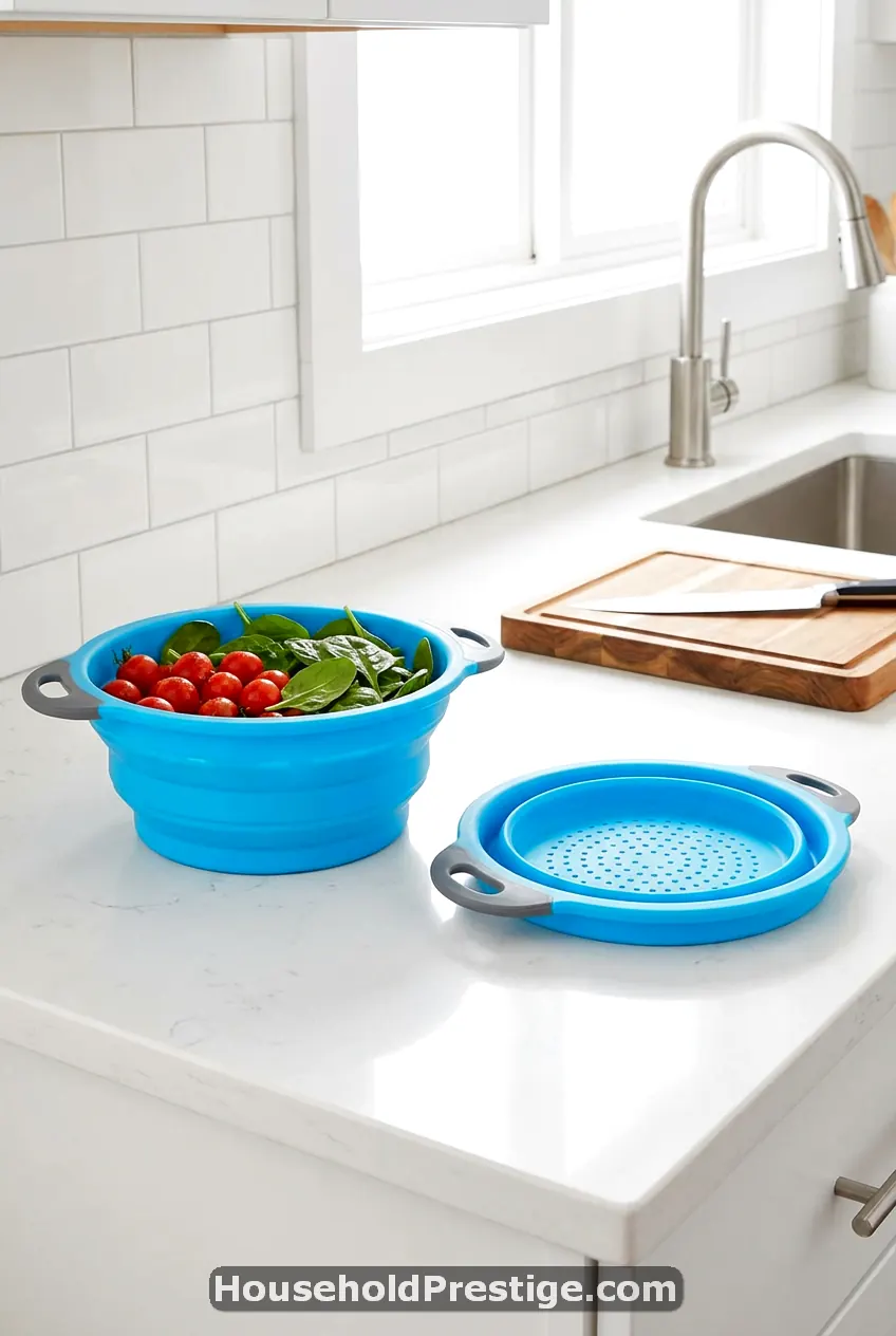 small kitchen organization