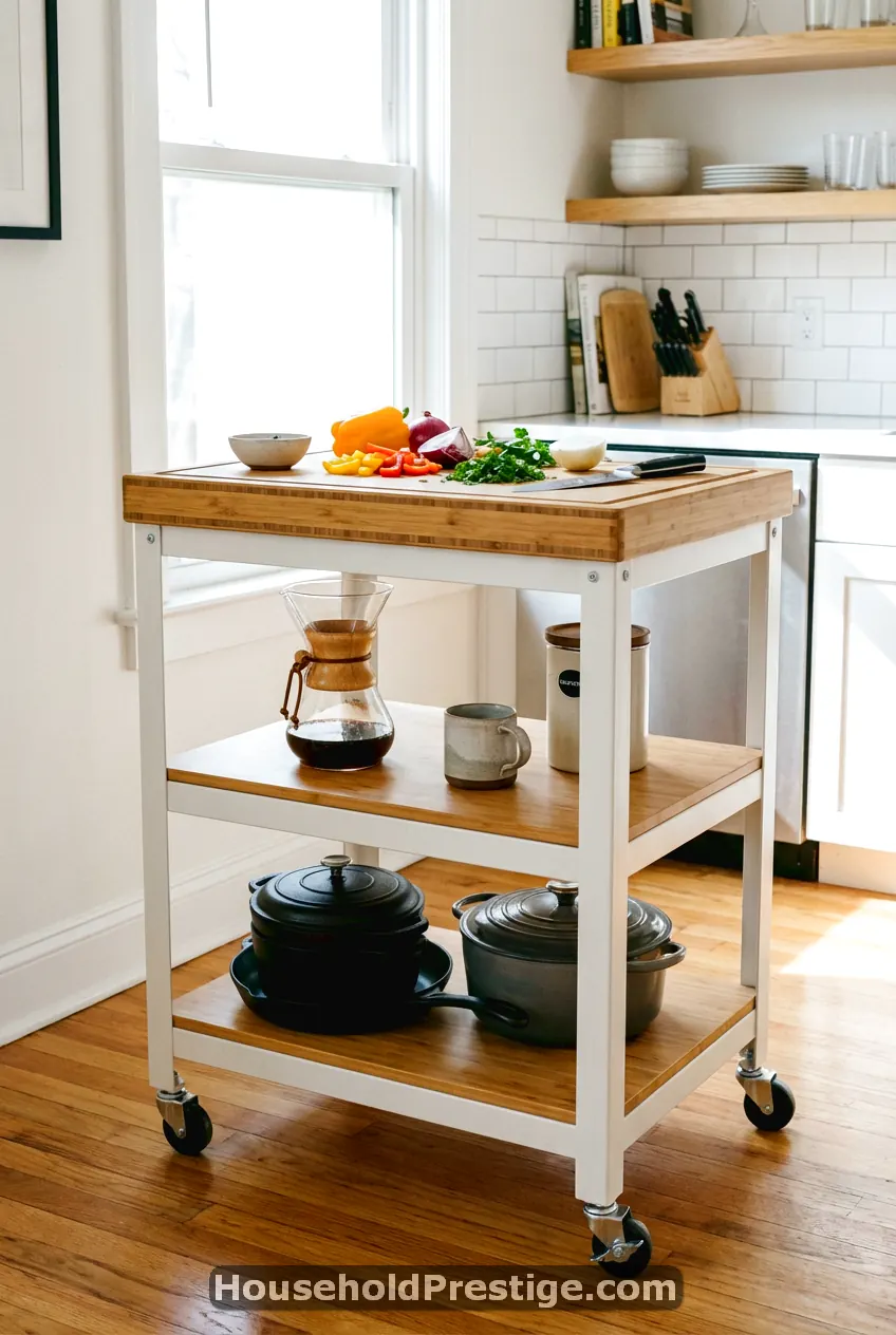 small kitchen organization