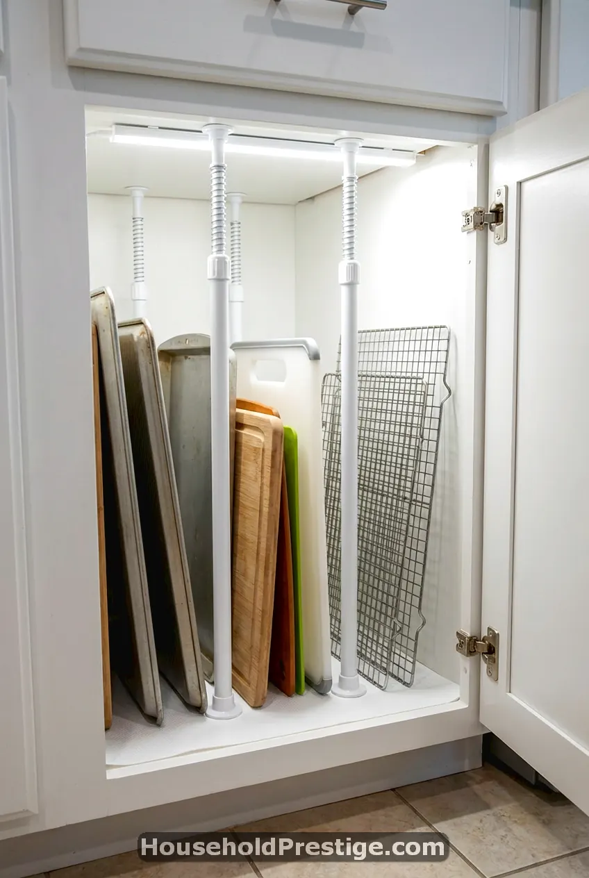 small kitchen organization