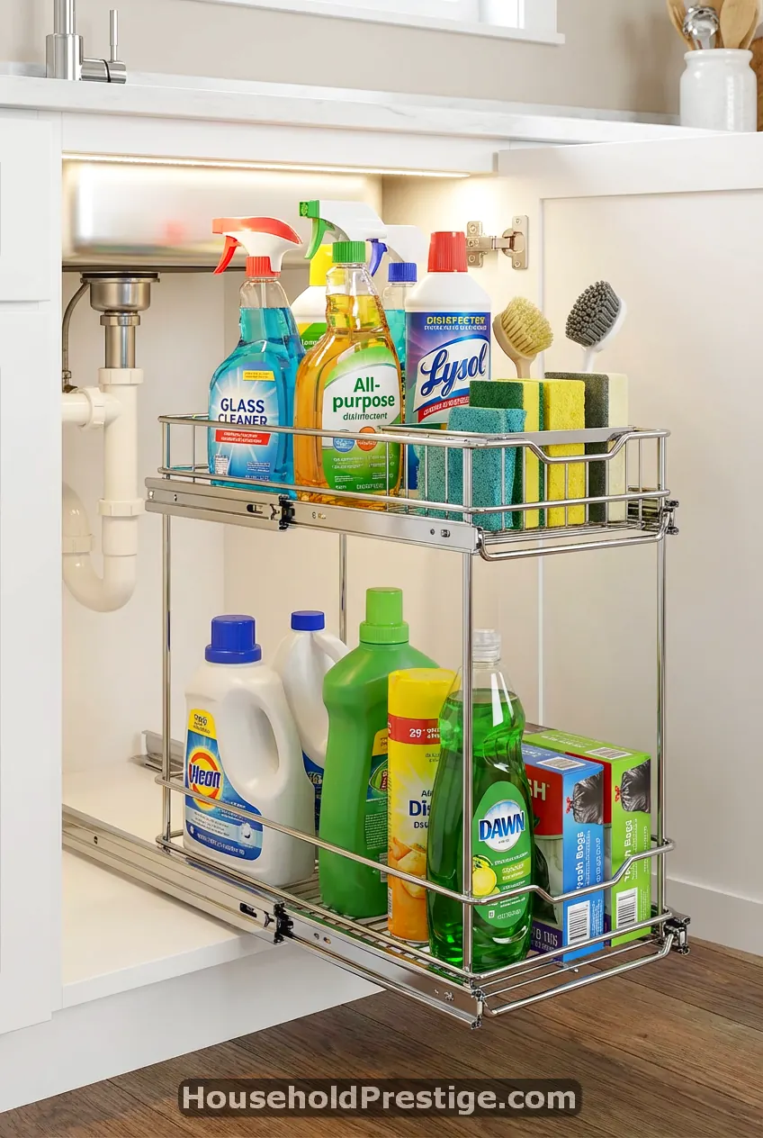 small kitchen organization