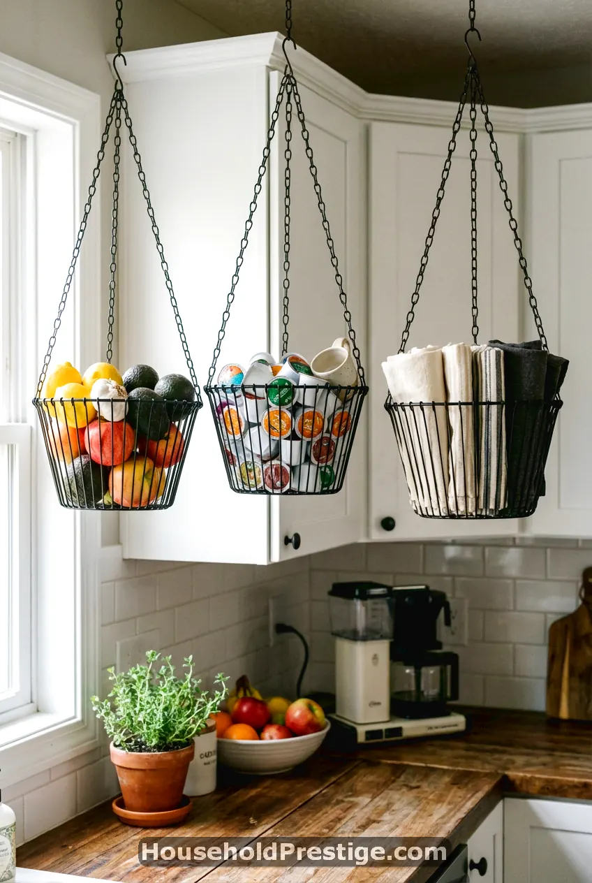 small kitchen organization