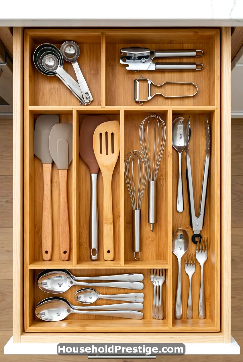 small kitchen organization
