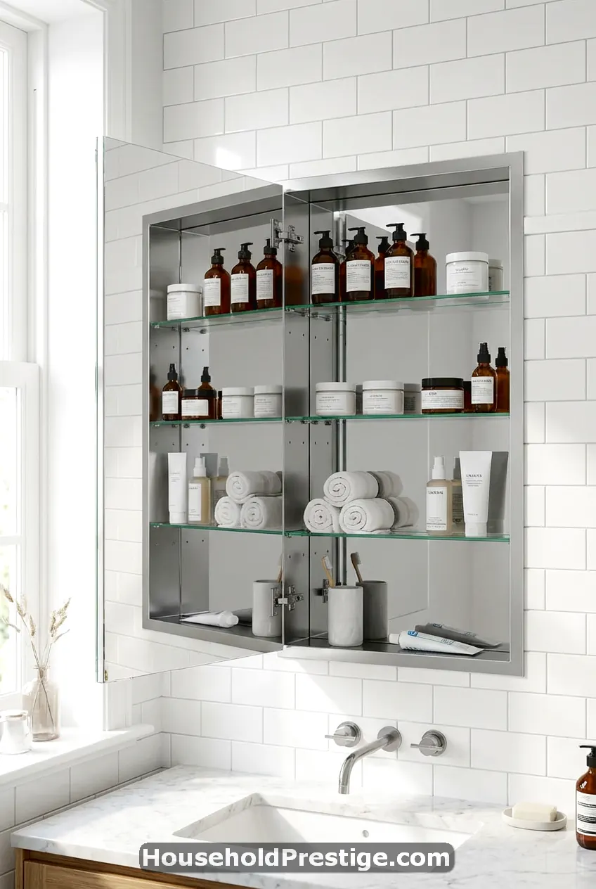 small bathroom storage