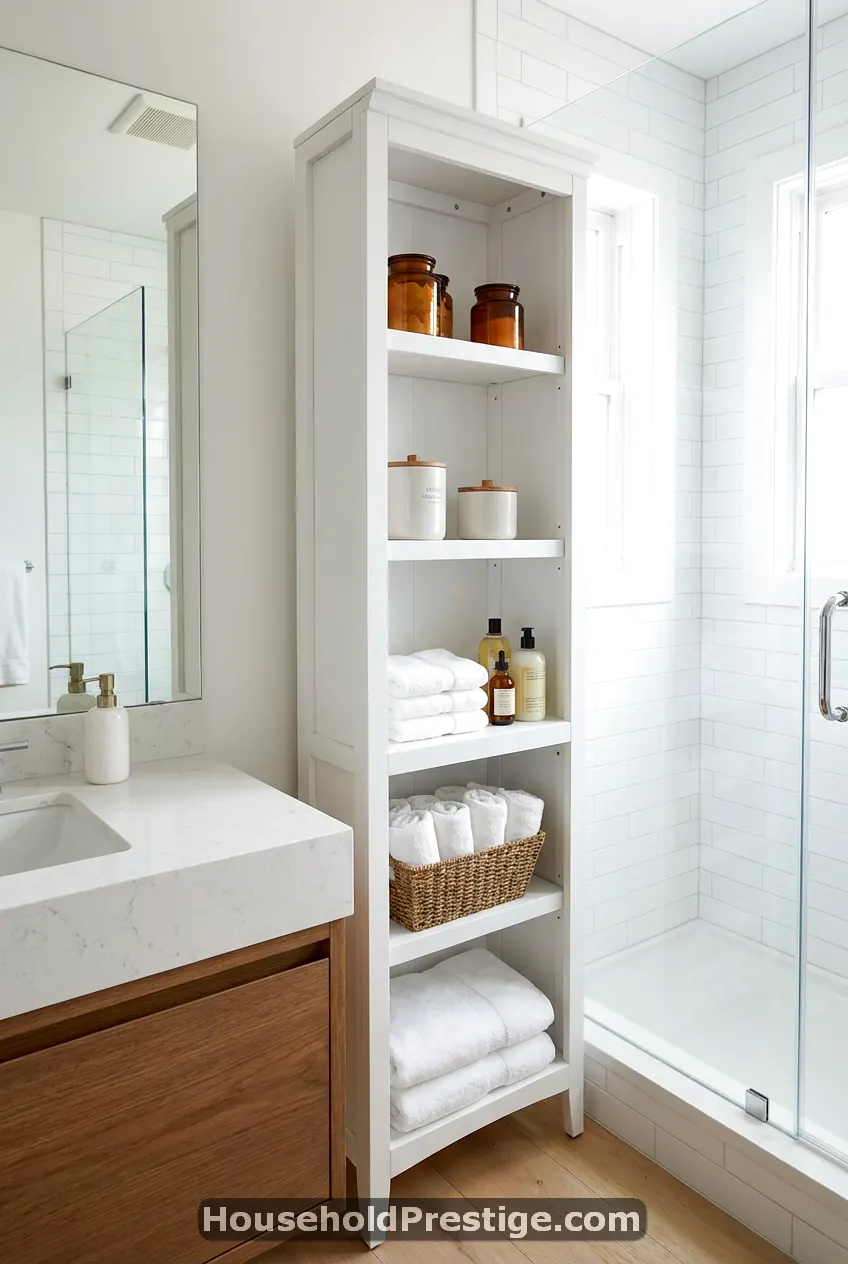 small bathroom storage