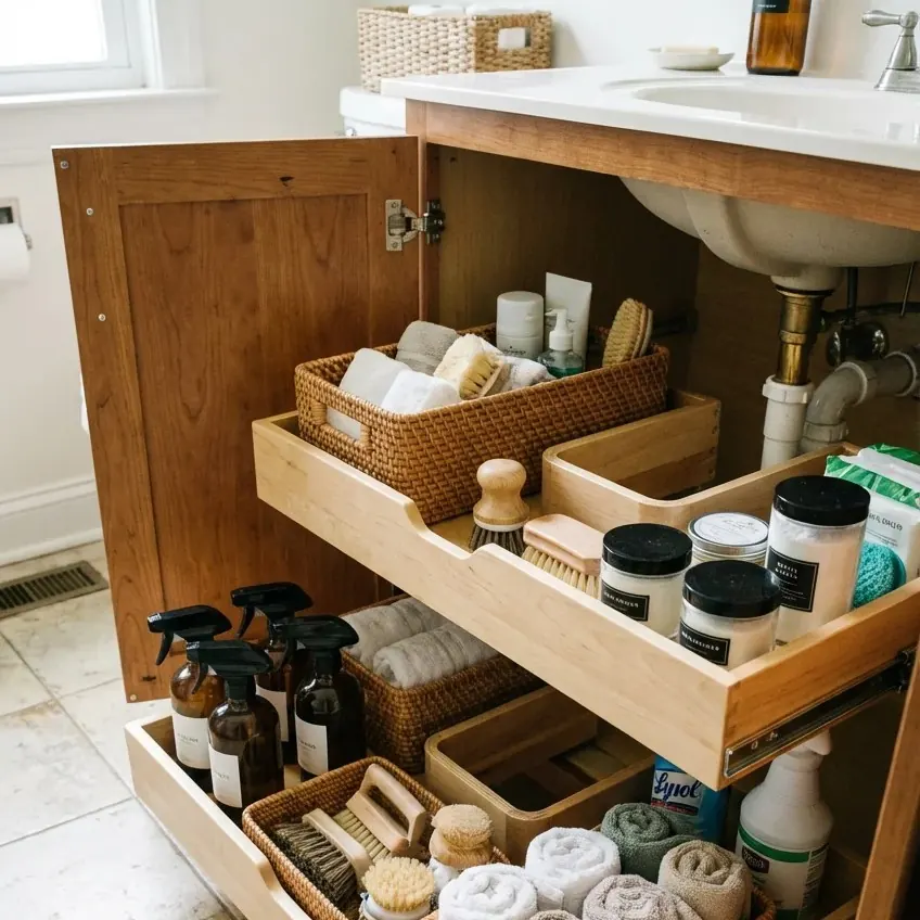 17 Budget-Friendly Small Bathroom Hacks That Make Every Inch Count