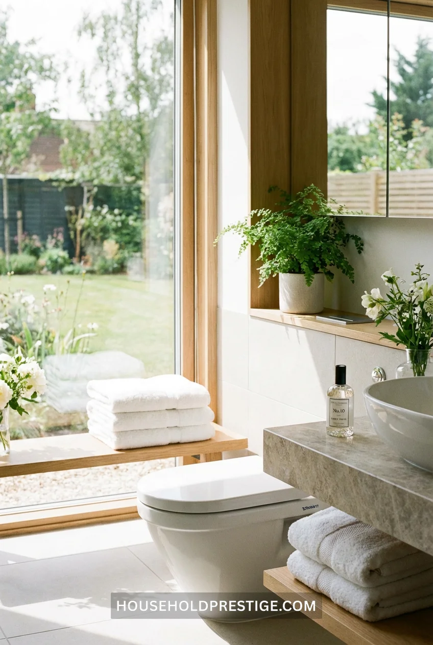 fabric softener for a fresh bathroom