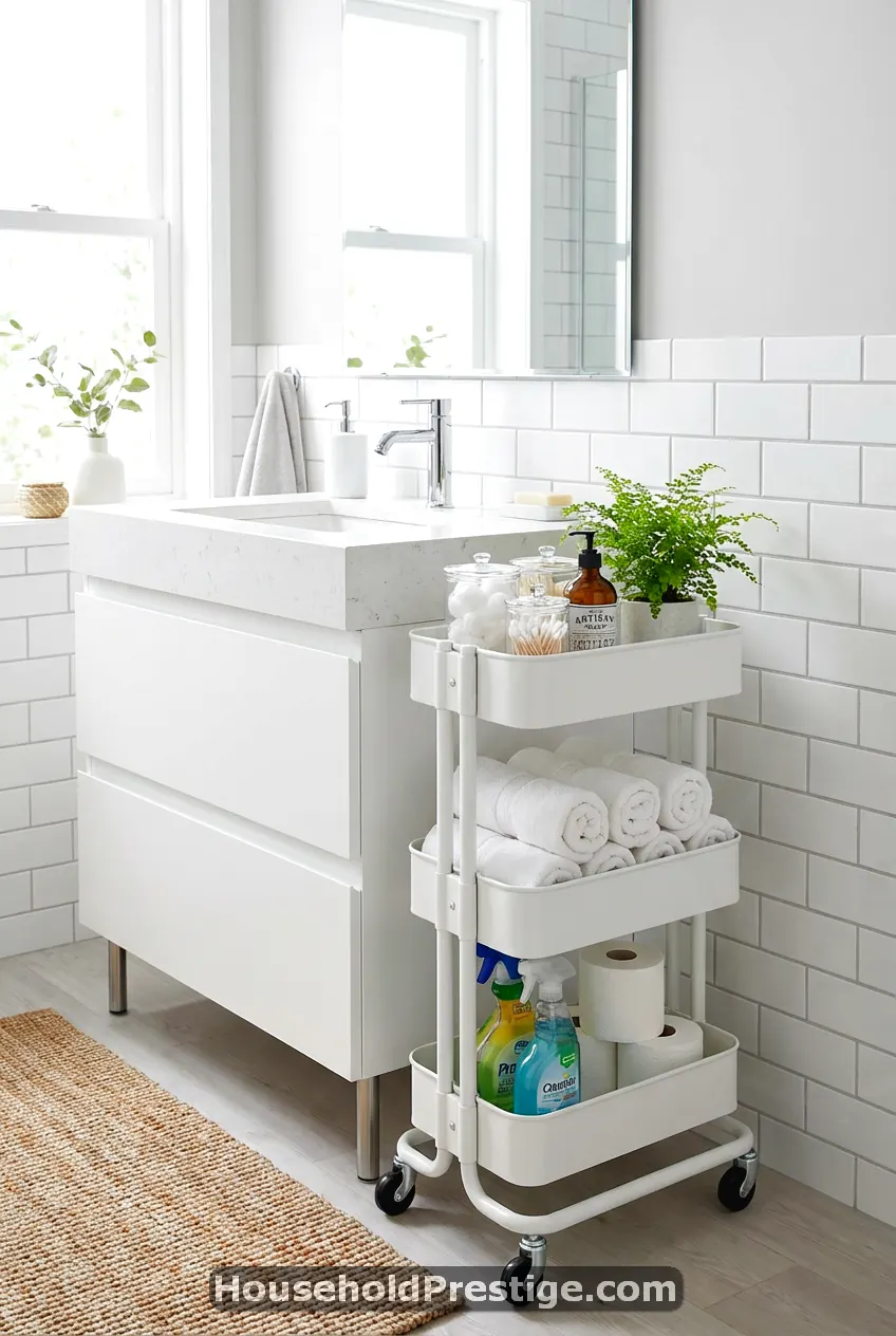 small bathroom storage