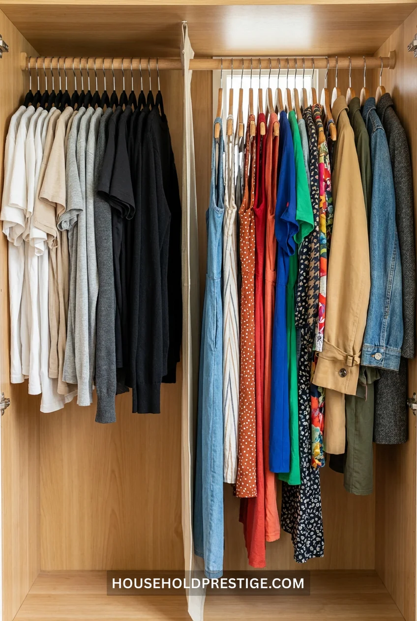 wardrobe organization ideas