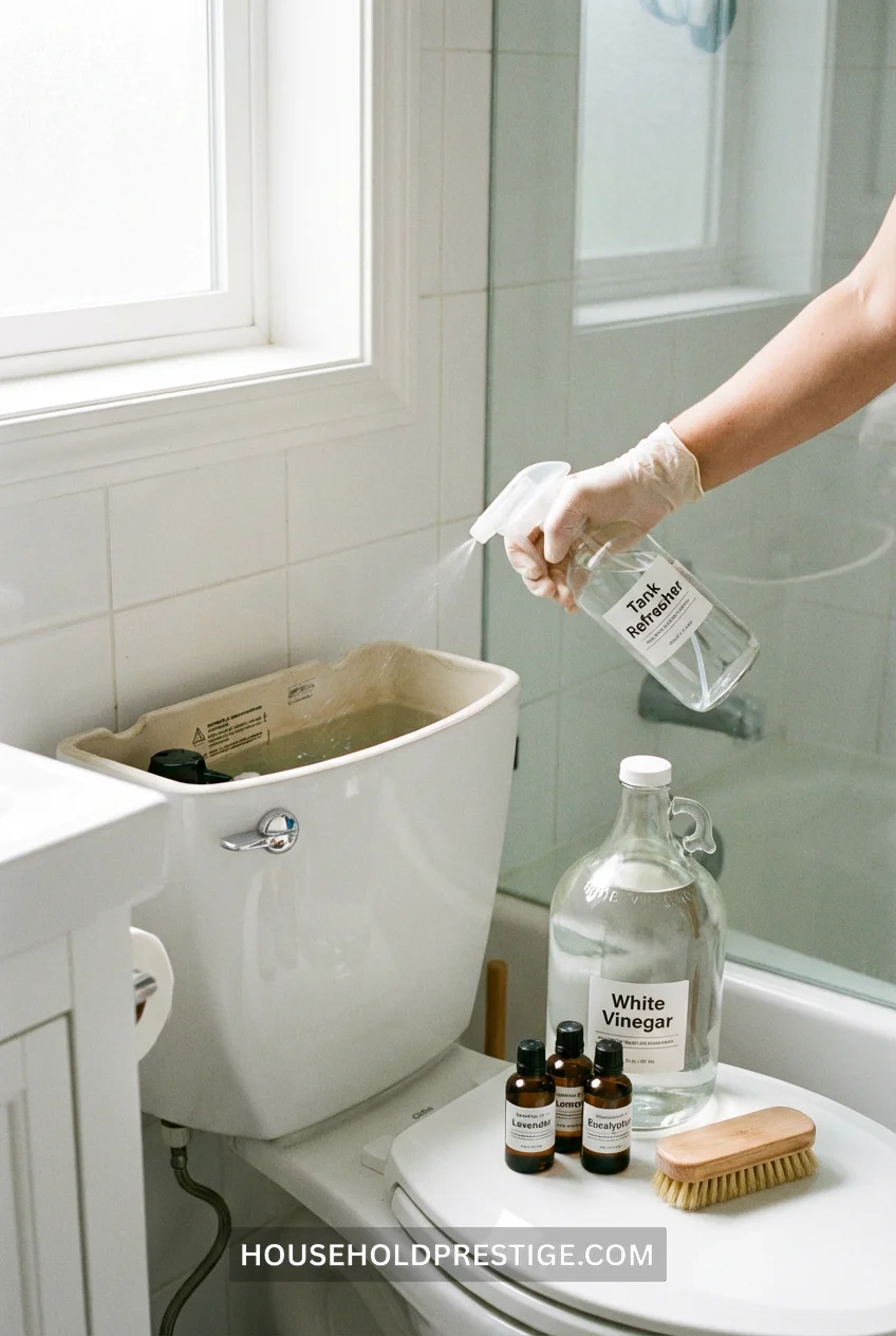 make your toilet tank smell good