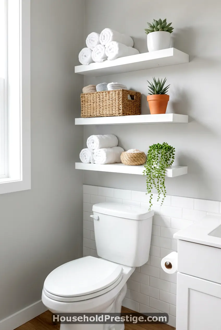 small bathroom storage