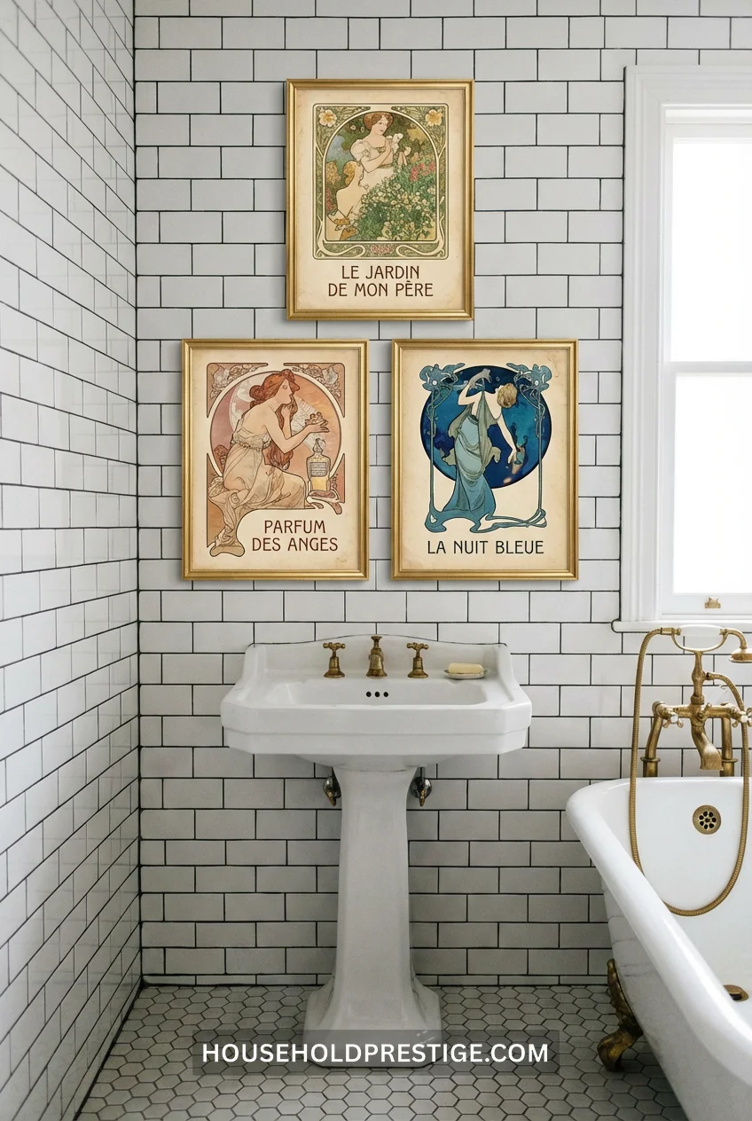 bathroom wall art ideas