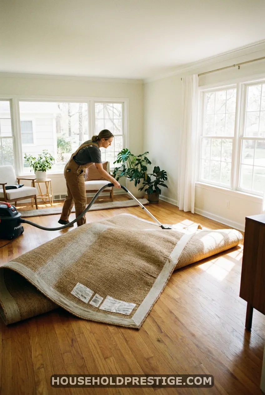 diy rug cleaning