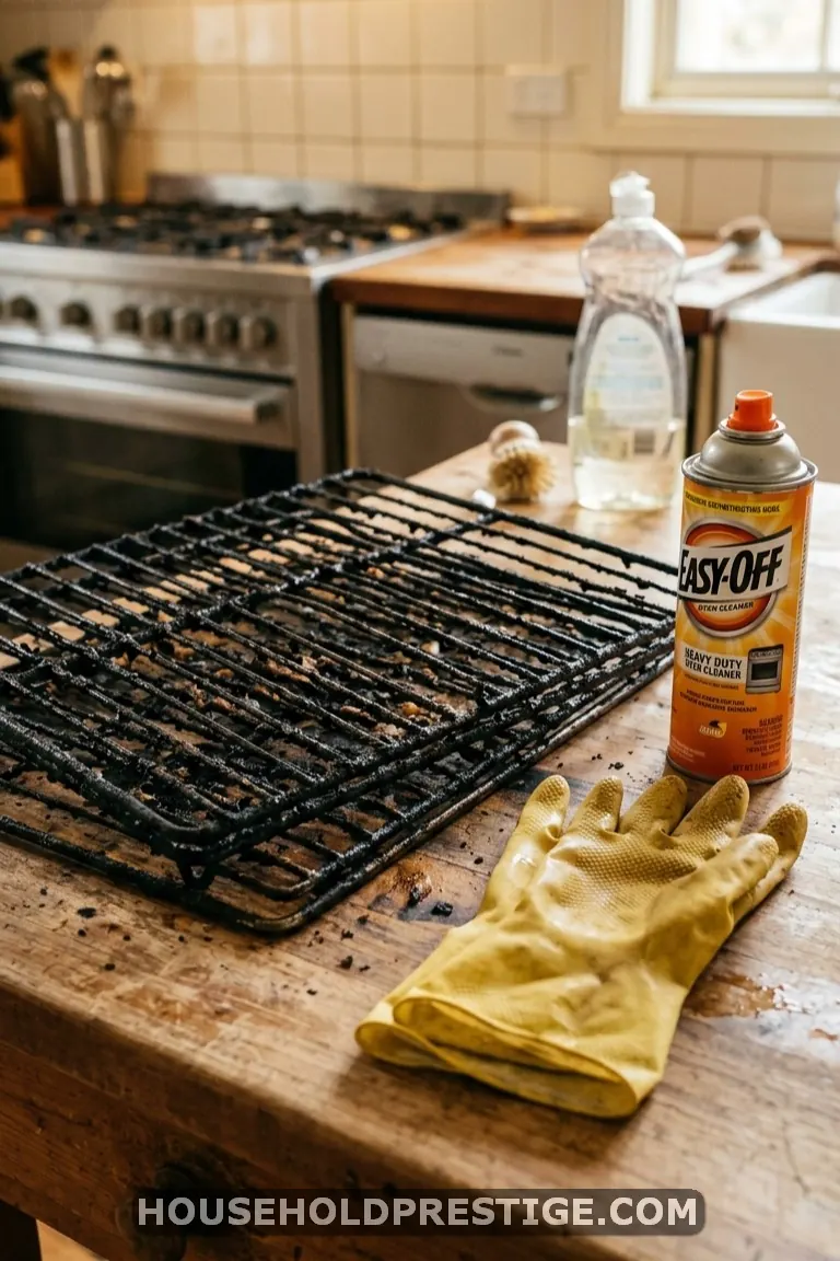 how to clean oven racks
