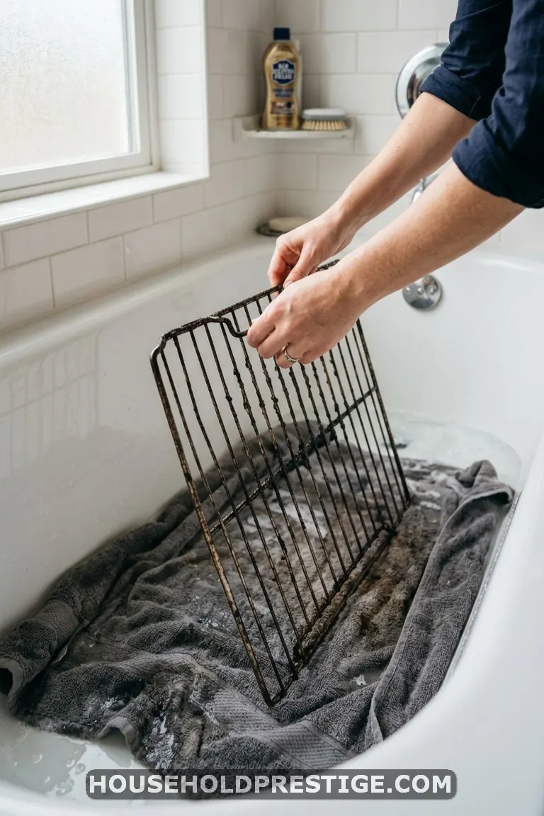 how to clean oven racks