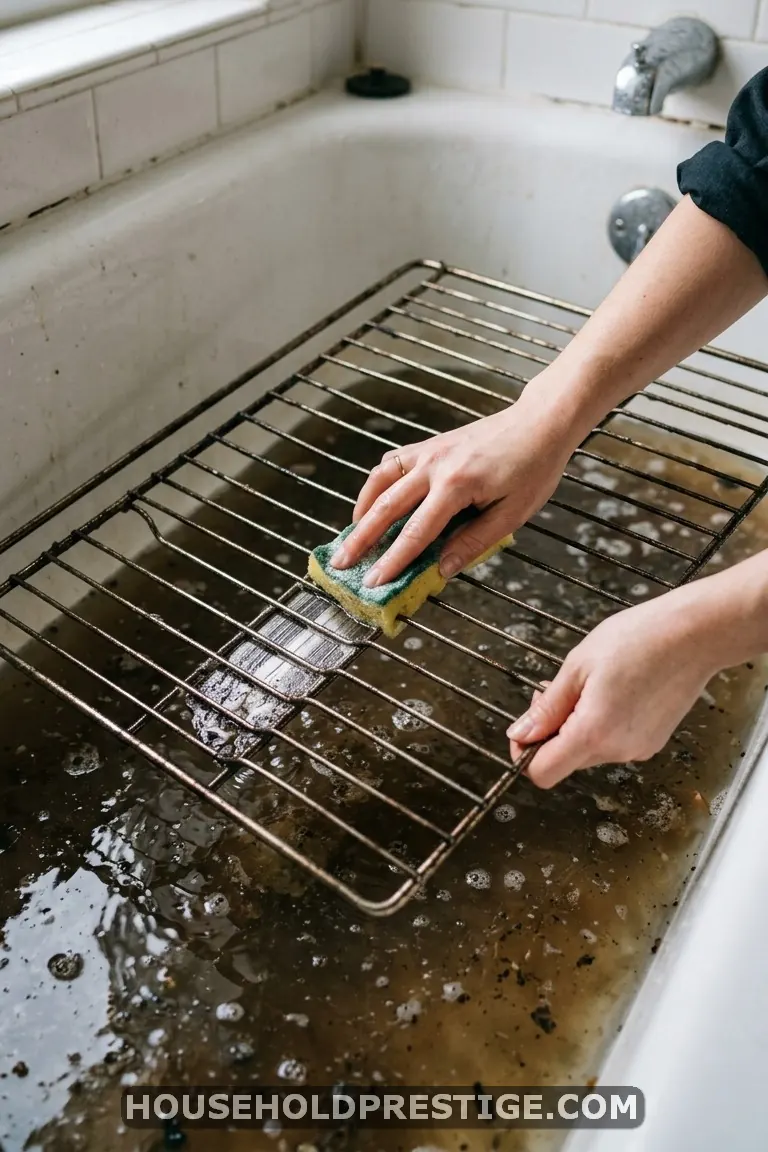 how to clean oven racks