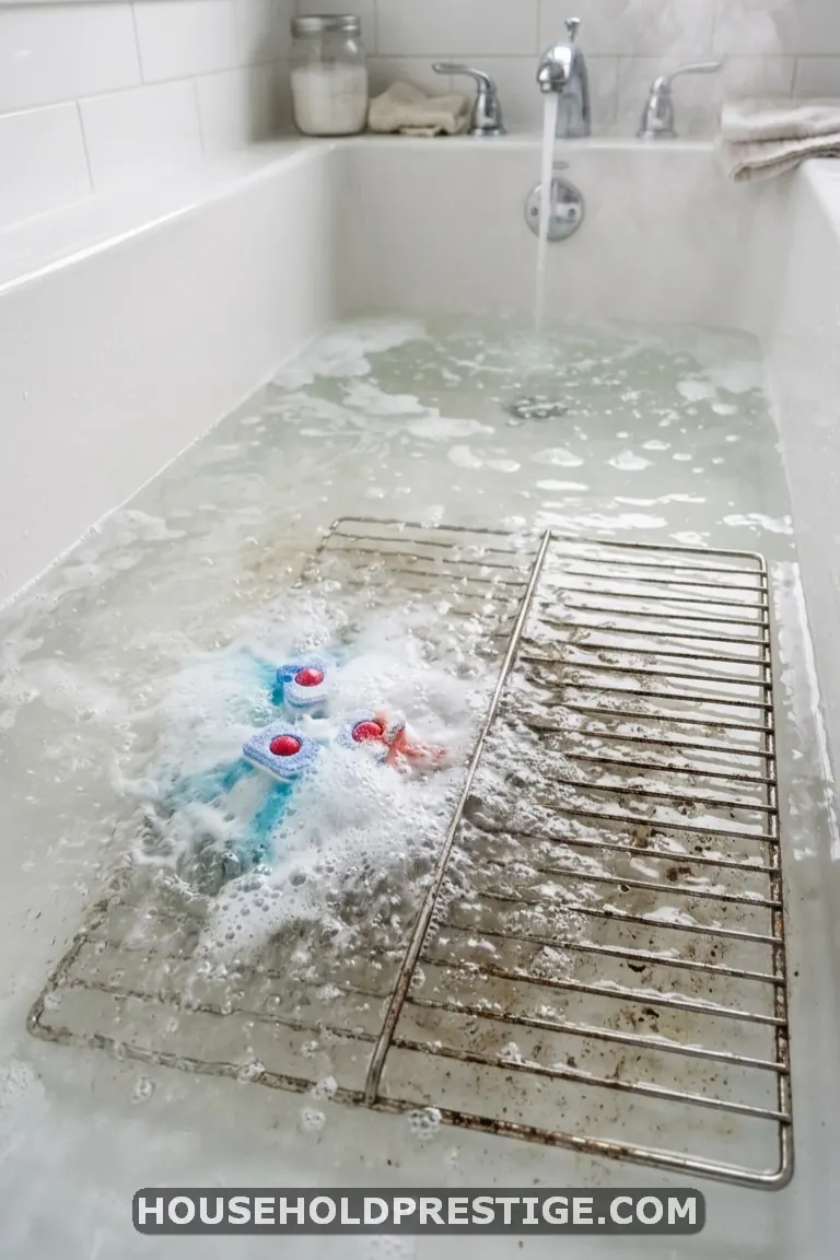 how to clean oven racks