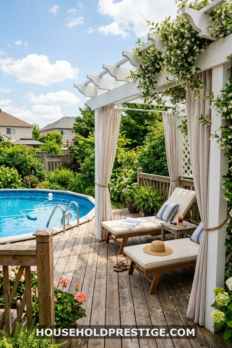 above ground pool deck ideas