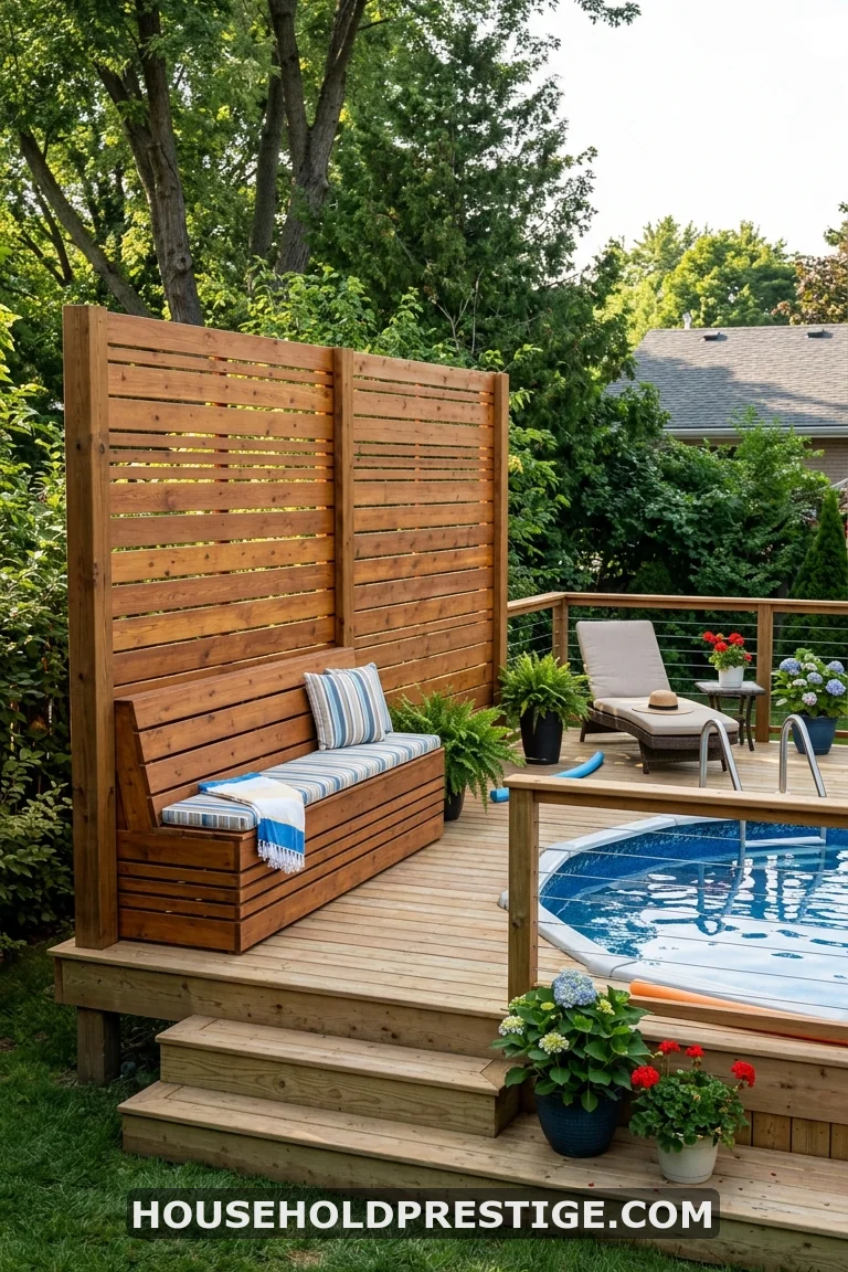 above ground pool deck ideas