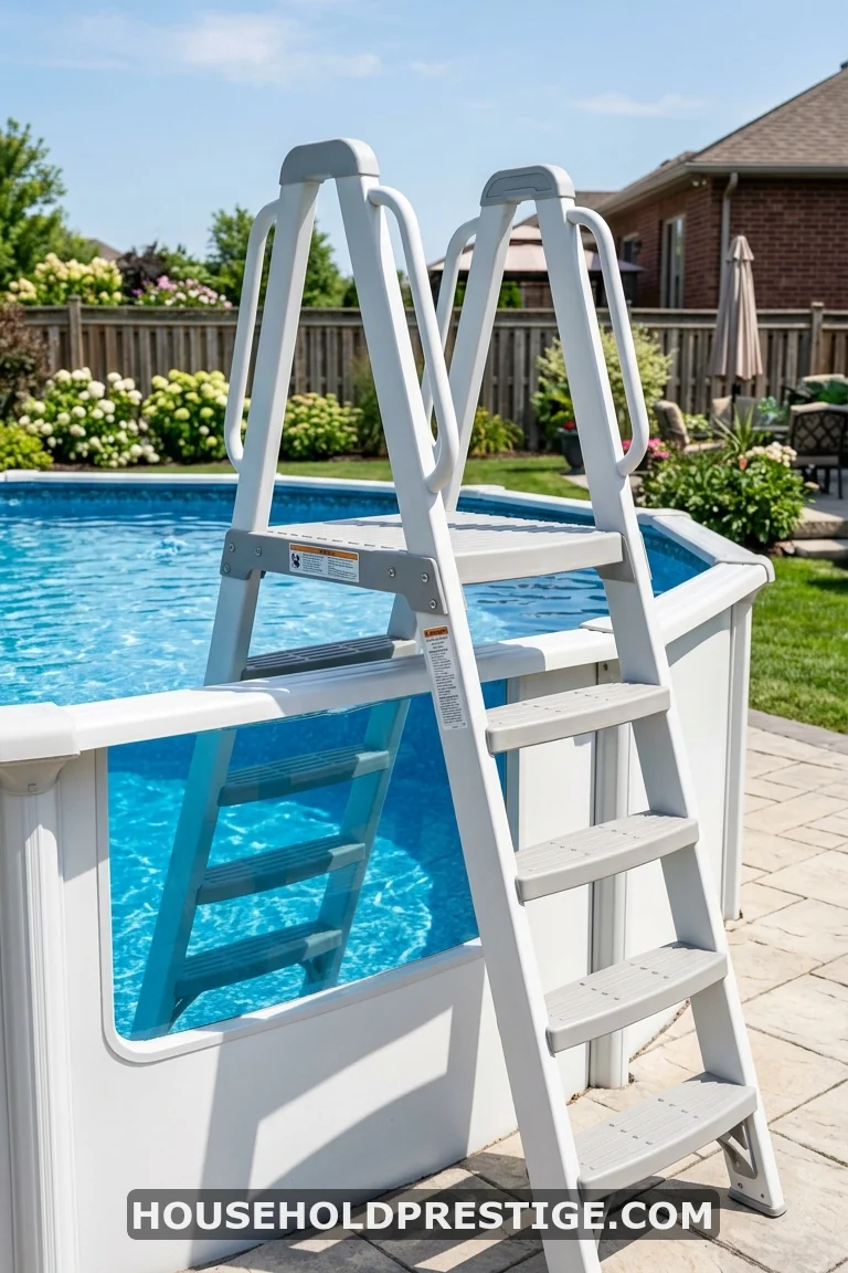 above ground pool steps ideas