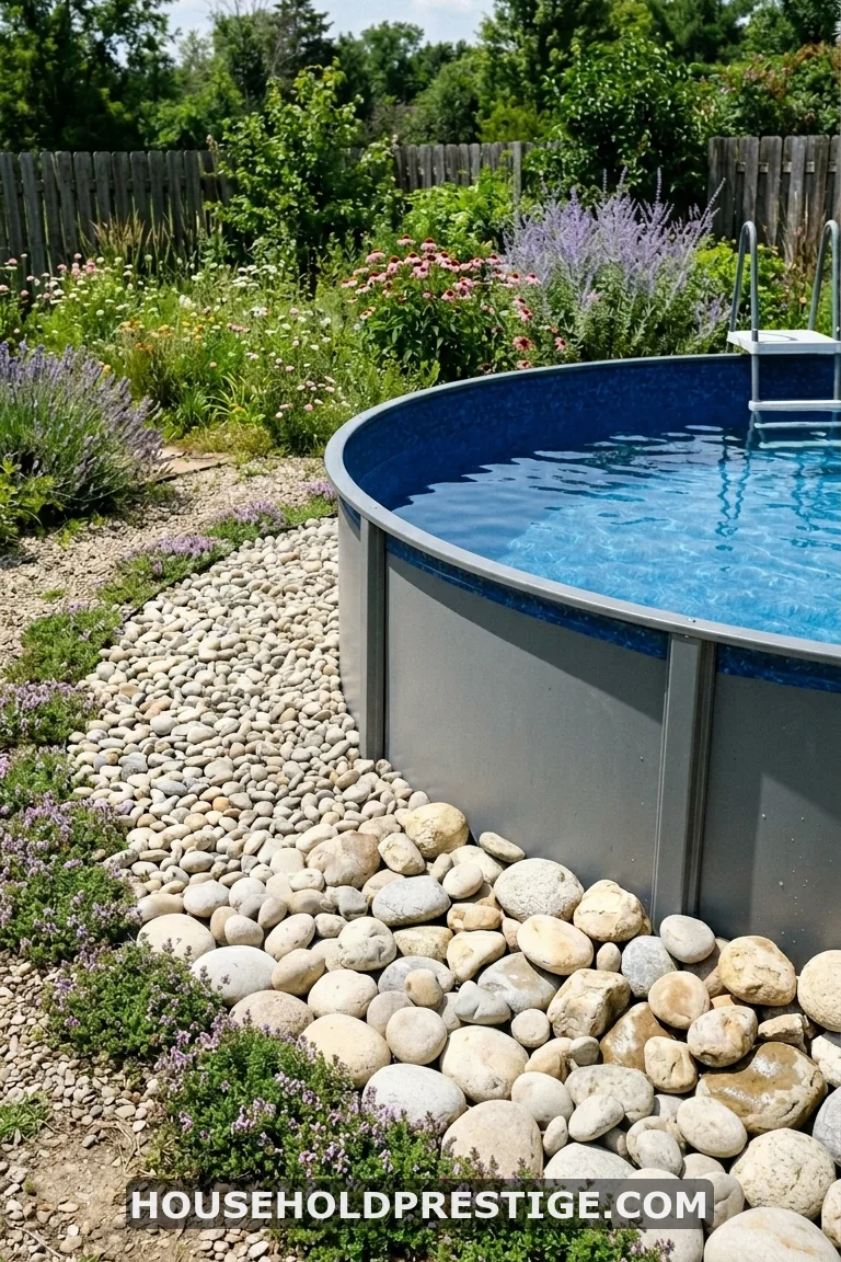 sunken above ground pool ideas