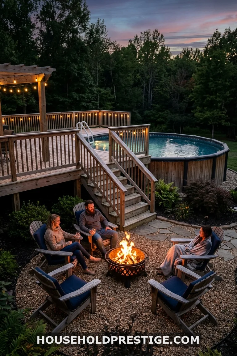above ground pool deck ideas