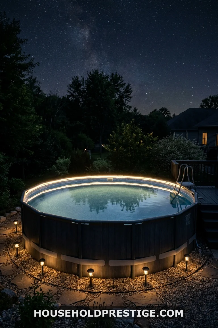 sunken above ground pool ideas