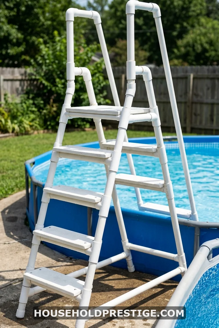 above ground pool steps ideas