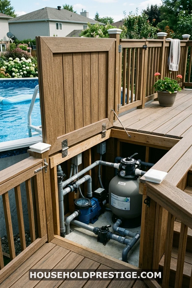 above ground pool deck ideas