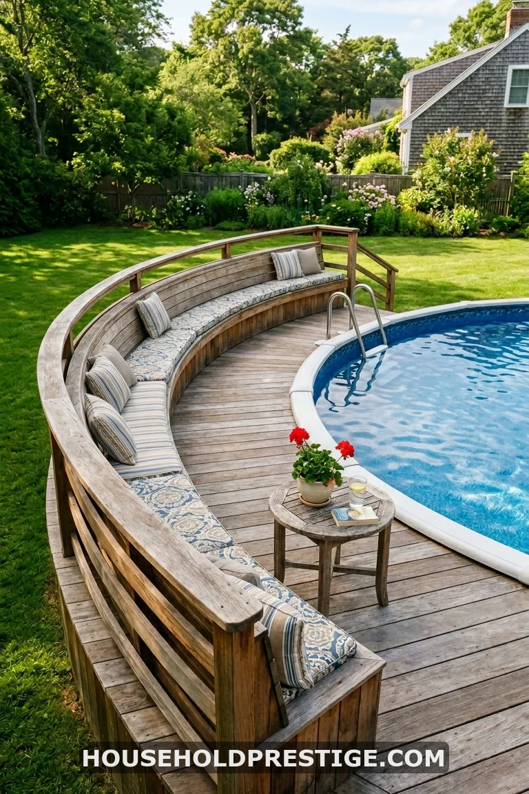 above ground pool deck ideas