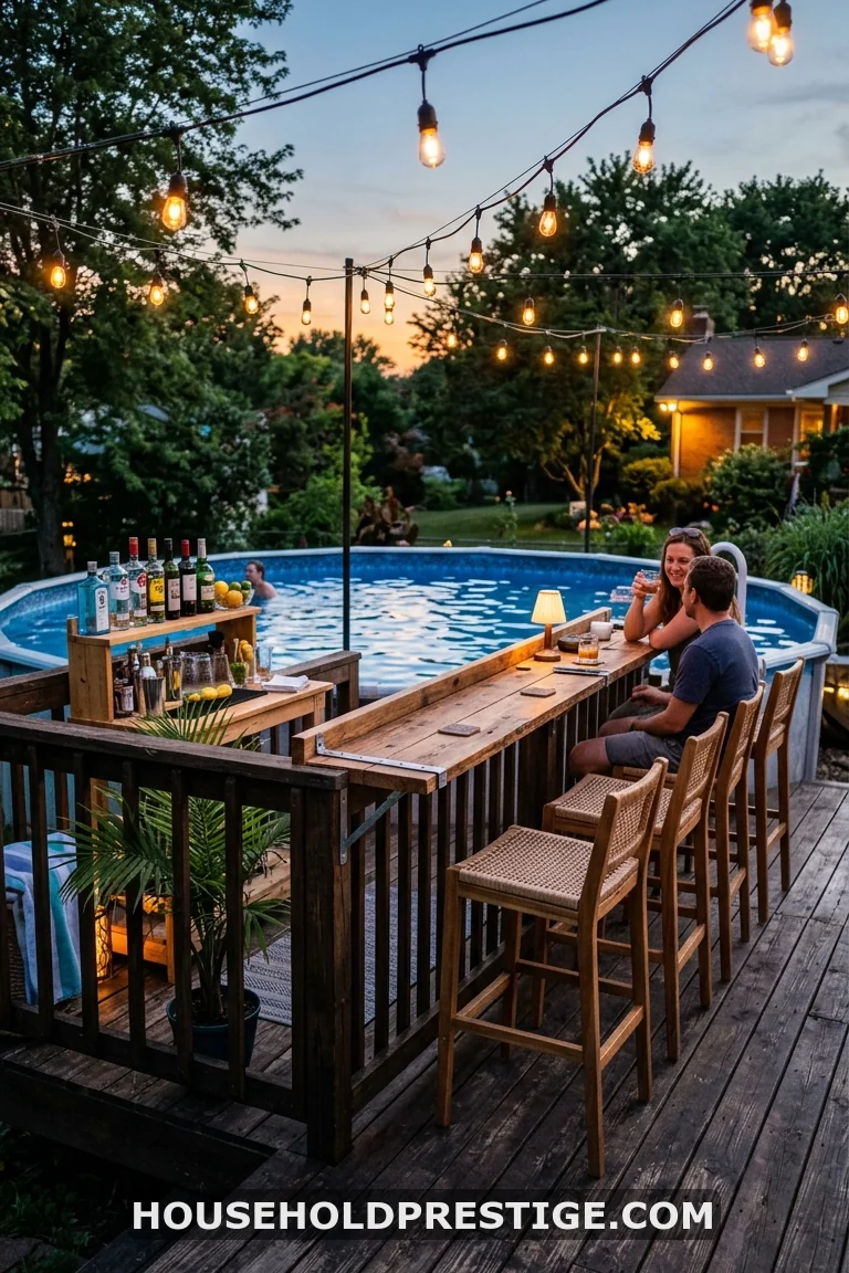 above ground pool deck ideas
