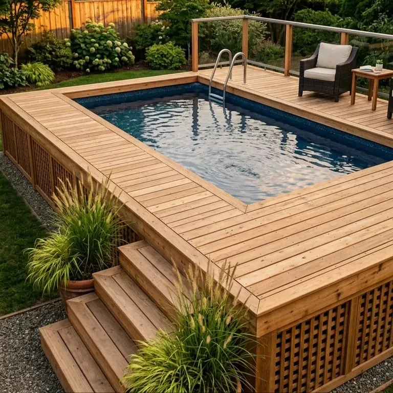 19 Expert-Approved Sunken Above Ground Pool Ideas That Look Fully In-Ground