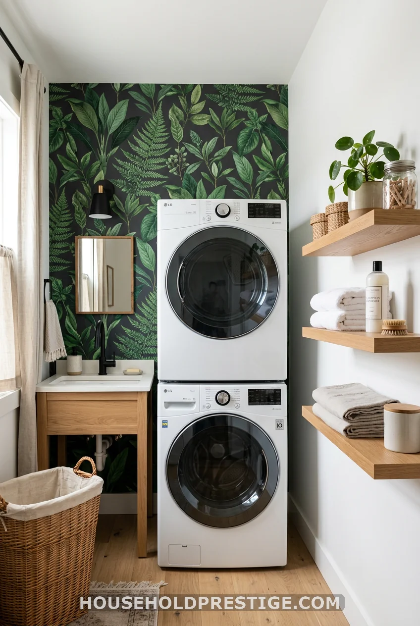 Peel-and-Stick Wallpaper on One Accent Wall