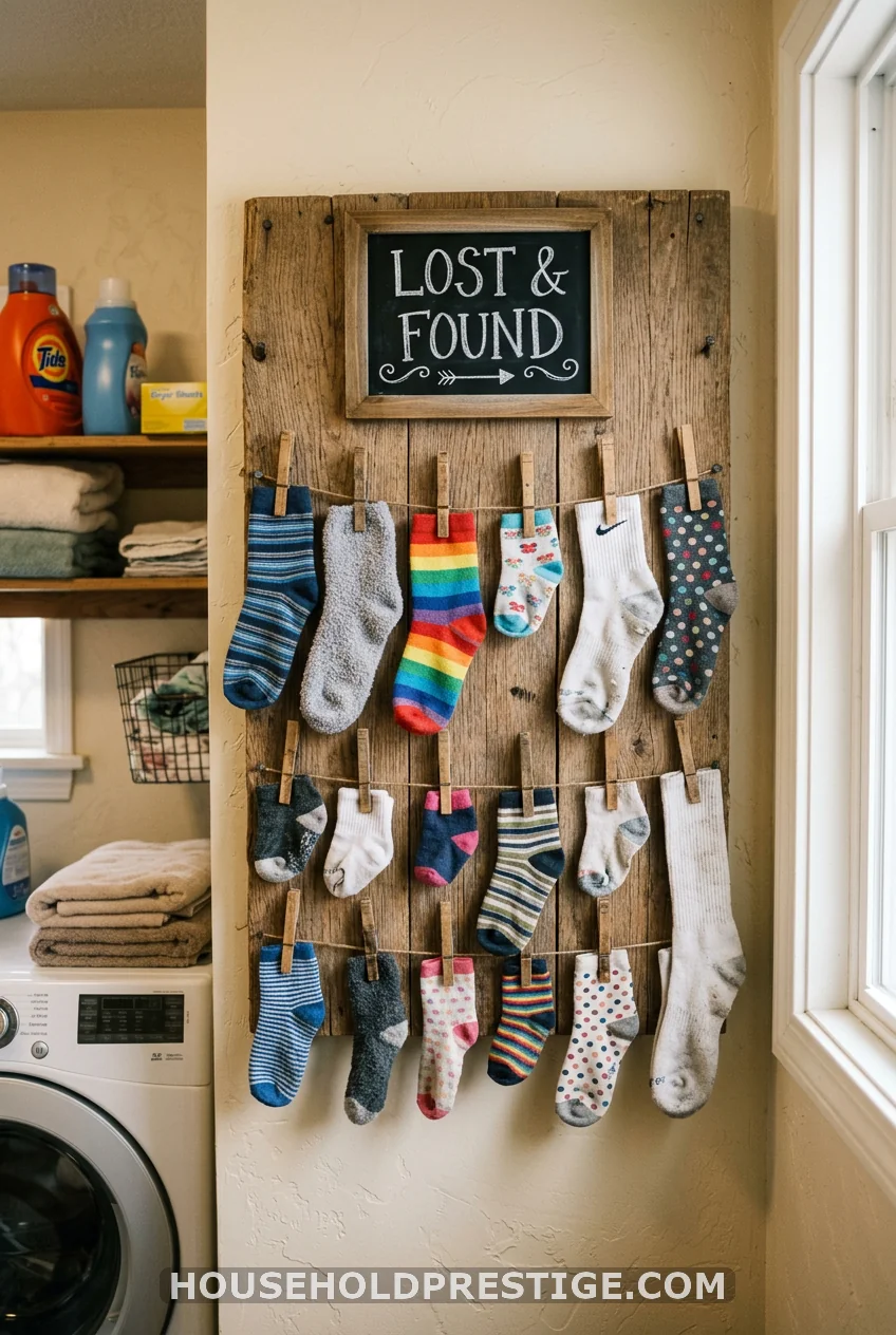Make a Lost-Sock Board