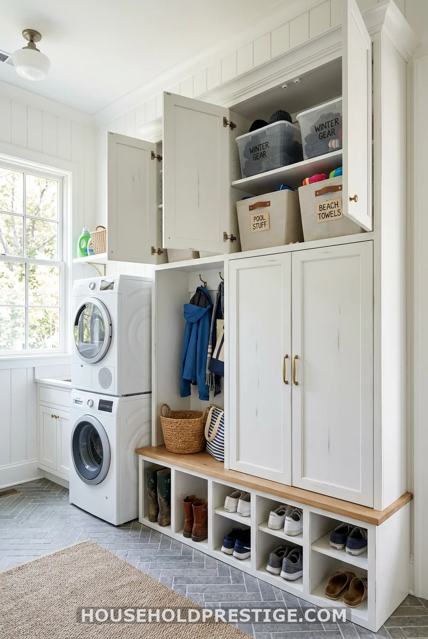 Ceiling-Height Cabinets for the Seasonal Stuff