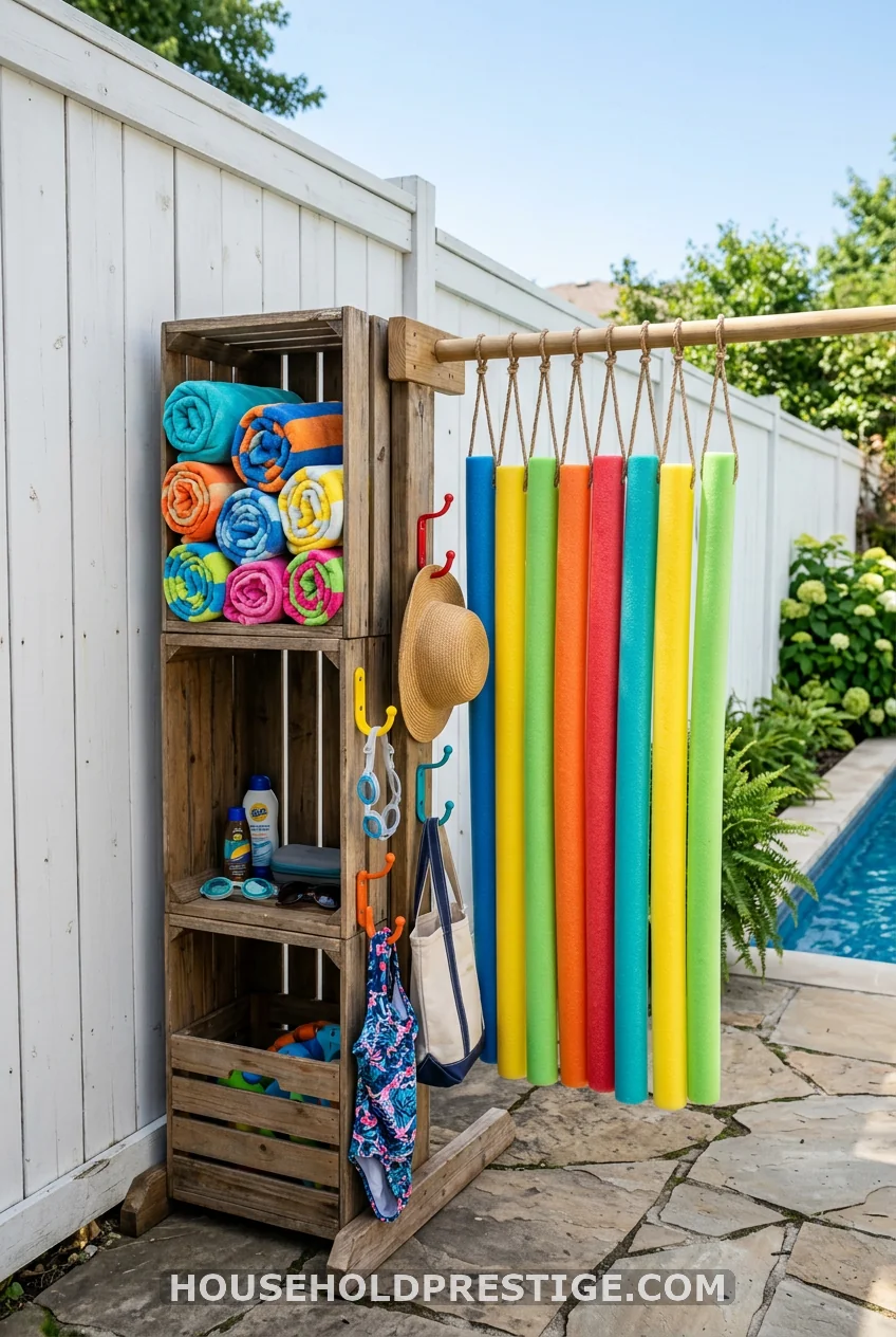 DIY Float Towel Combo Station
