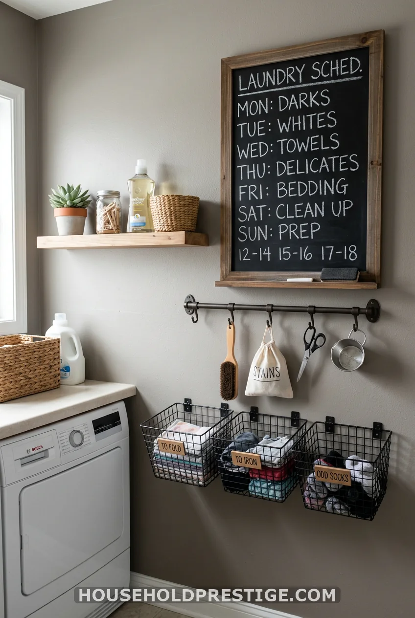 Build a Laundry Room Command Center