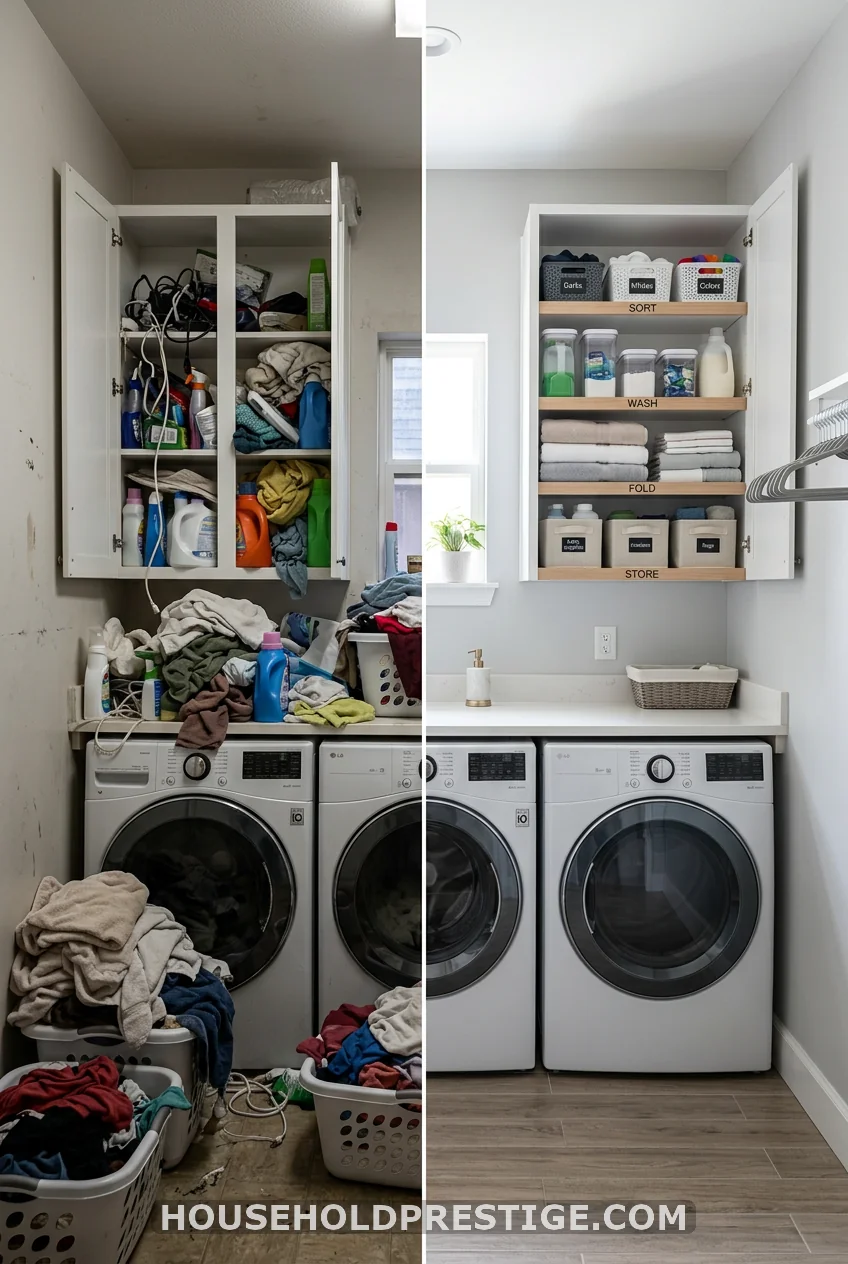 The Most Common Mistake People Make With Laundry Room Cabinets