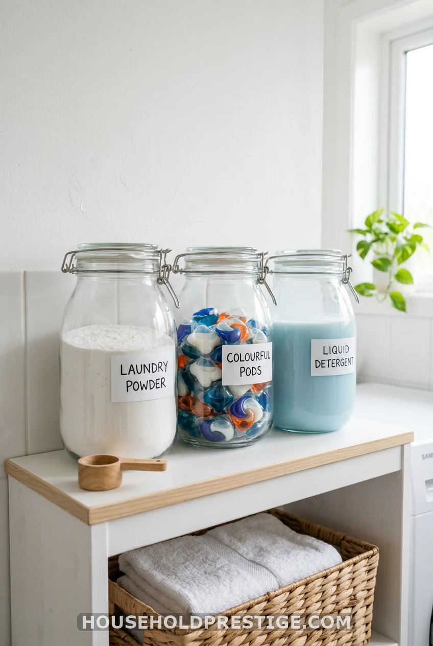 Decant Everything Into Glass Jars