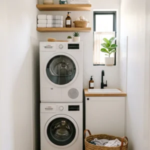 small laundry room makeover featured image