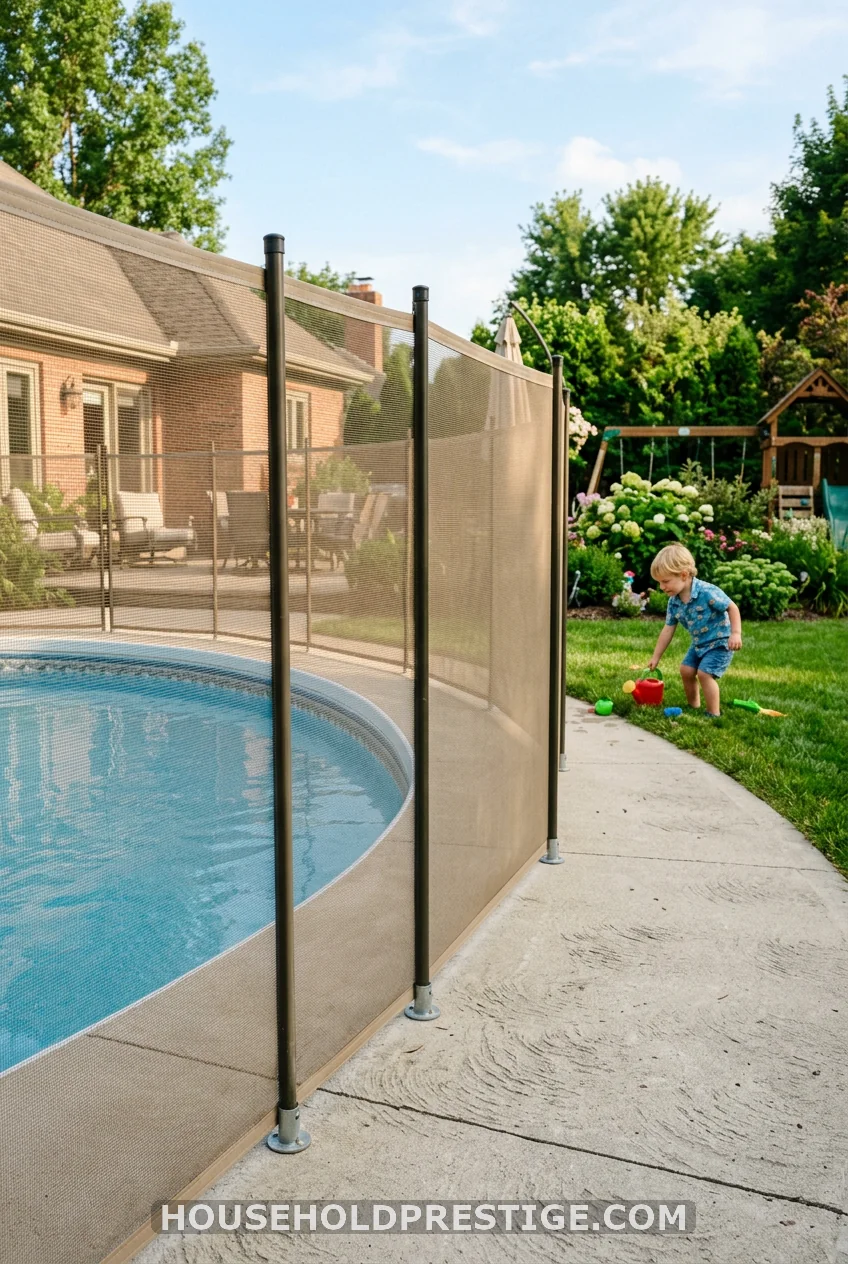 Removable Mesh Safety Fence