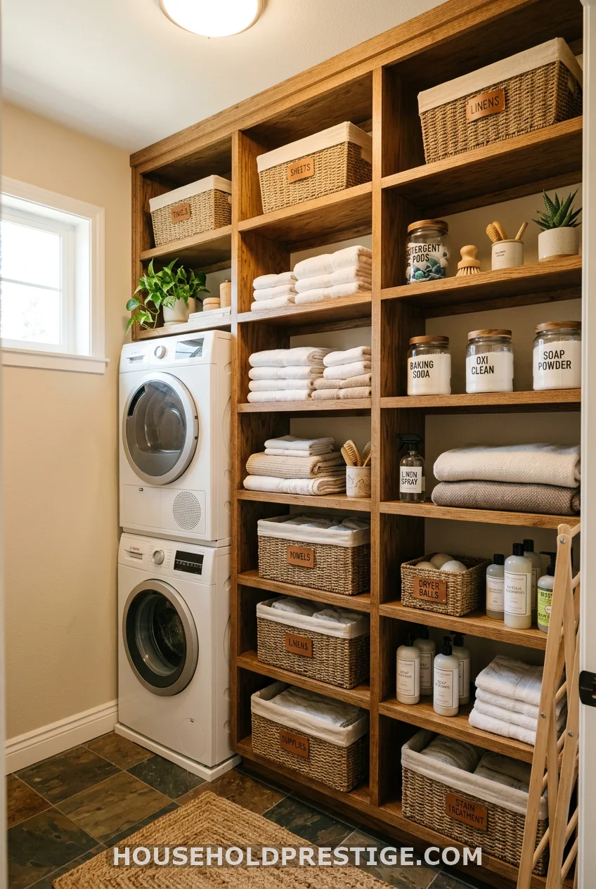Go Floor-to-Ceiling With Open Shelving