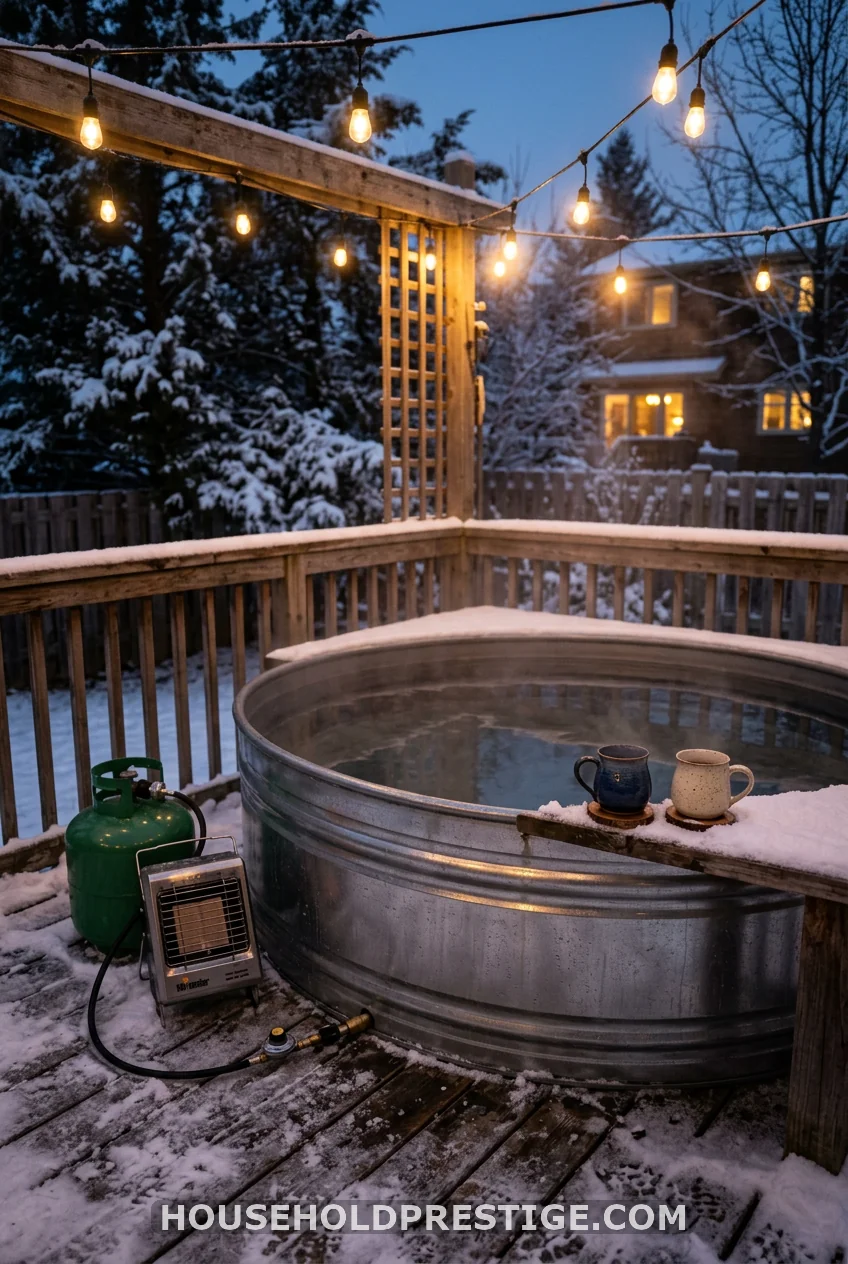 Convert It Into a Year-Round Hot Tub with a Propane Heater