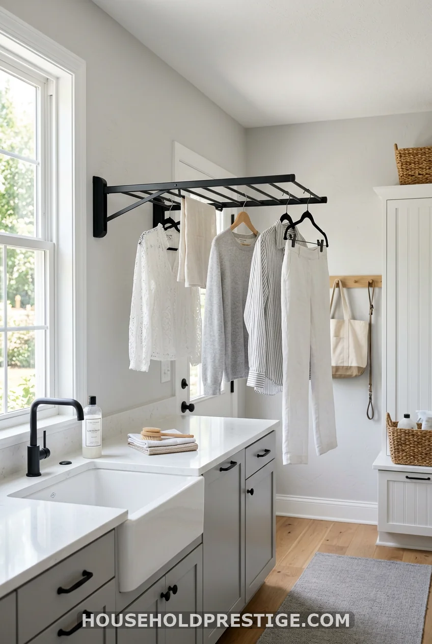 Mount a Retractable Drying Rack