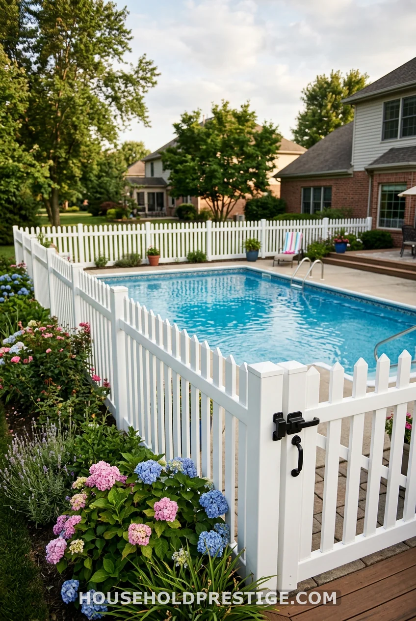 Vinyl Pool Fence