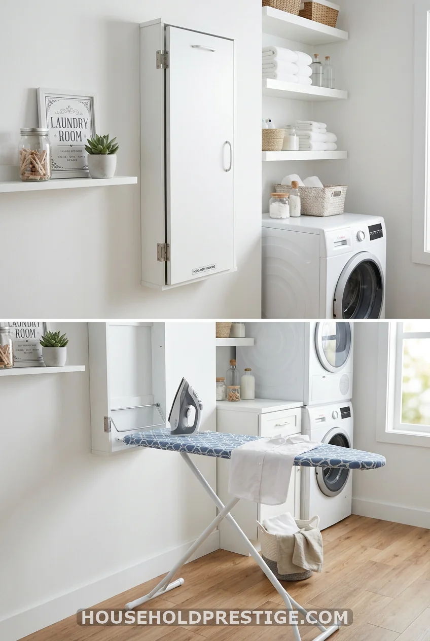 Mount a Fold-Down Ironing Board on the Wall
