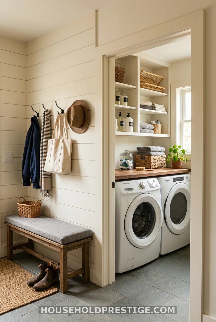 Use Shiplap to Define Two Zones Without a Wall