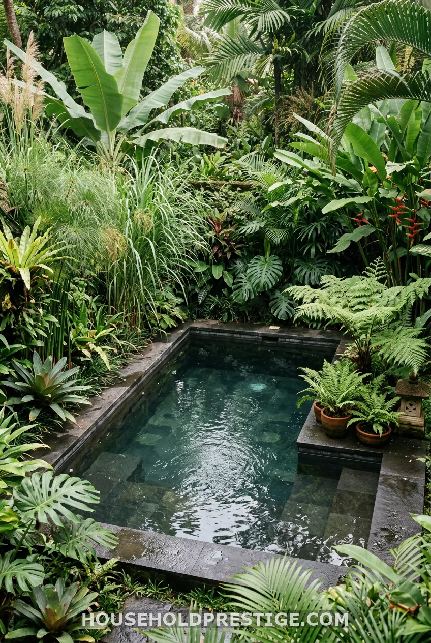 Greenery-Framed Pool: The Low-Cost Privacy Upgrade