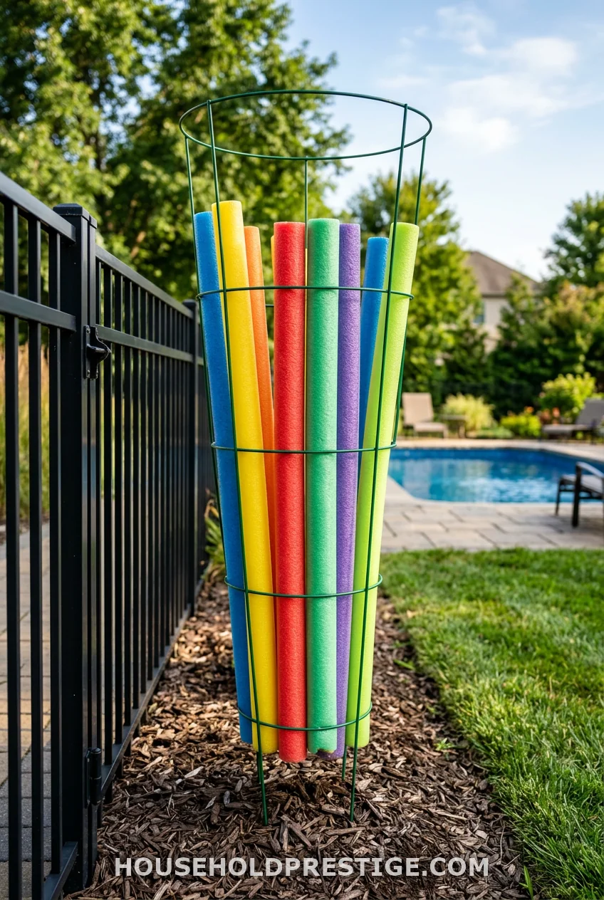 Tomato Cage Noodle Tower