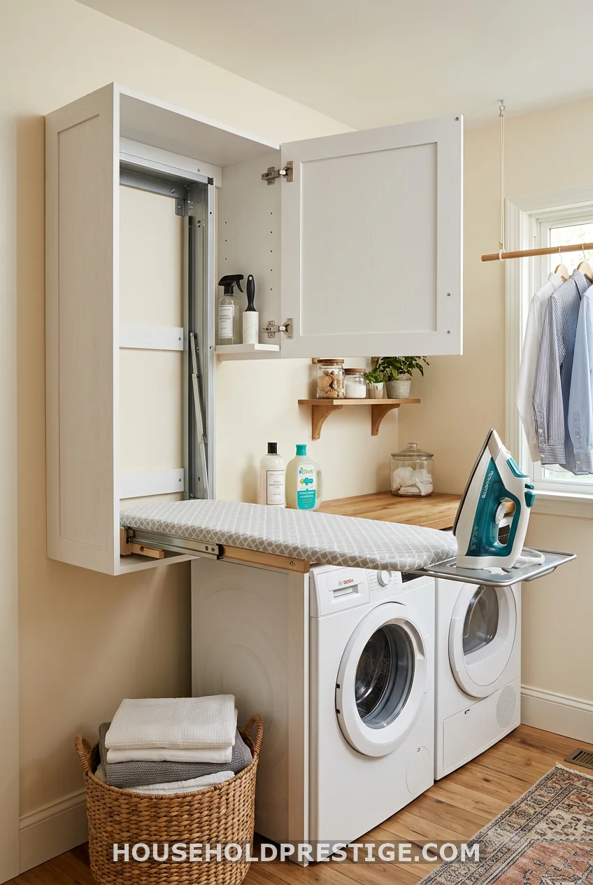 The Pull-Out Ironing Board Cabinet