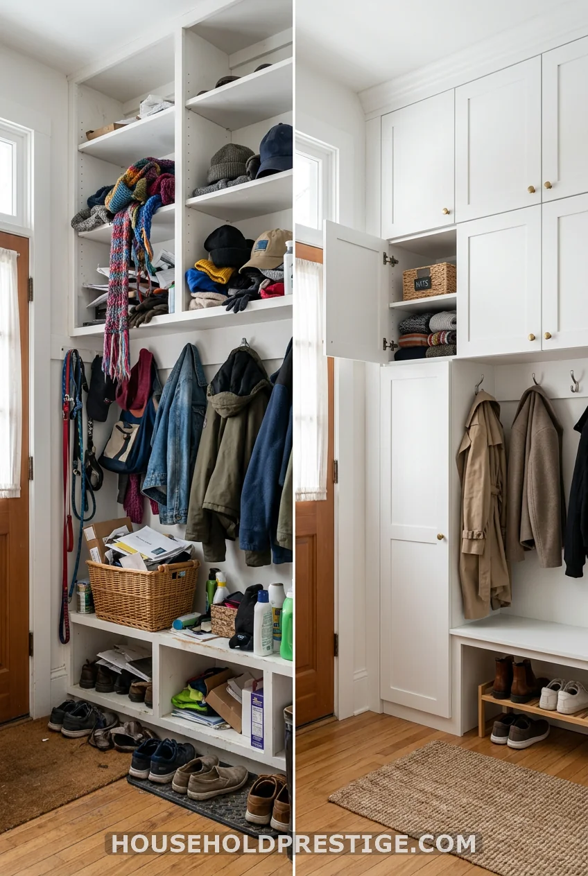 Why My Open-Shelving-Only Mudroom Laundry Room Was a Disaster (And What I Did Instead)